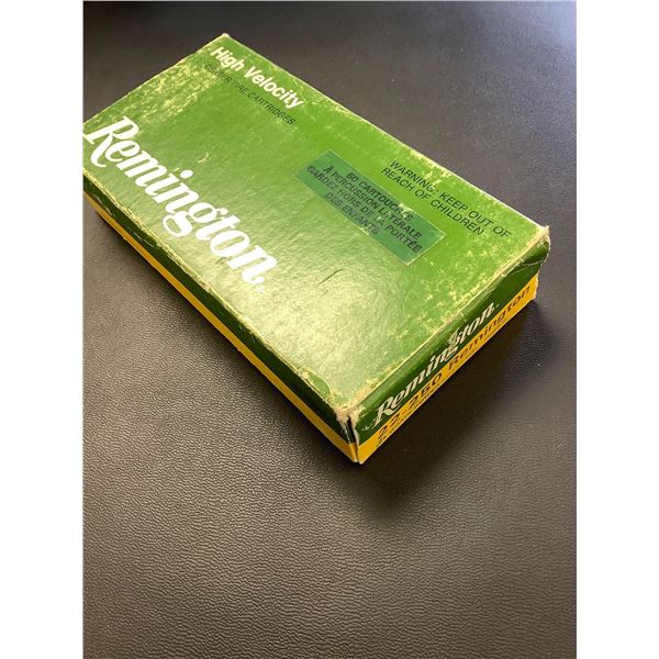 Box of 20 rounds Remington 22.250 55gr power lokt HP