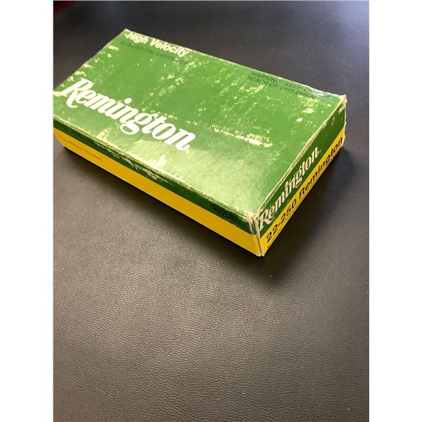 Box of 20 rounds Remington 22.250 55gr power lokt HP