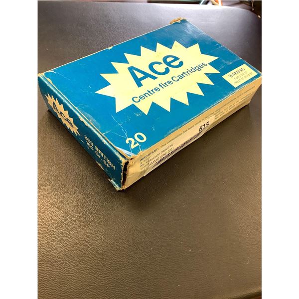 Box of 20 rounds ACE 303 British 180 Gr SP