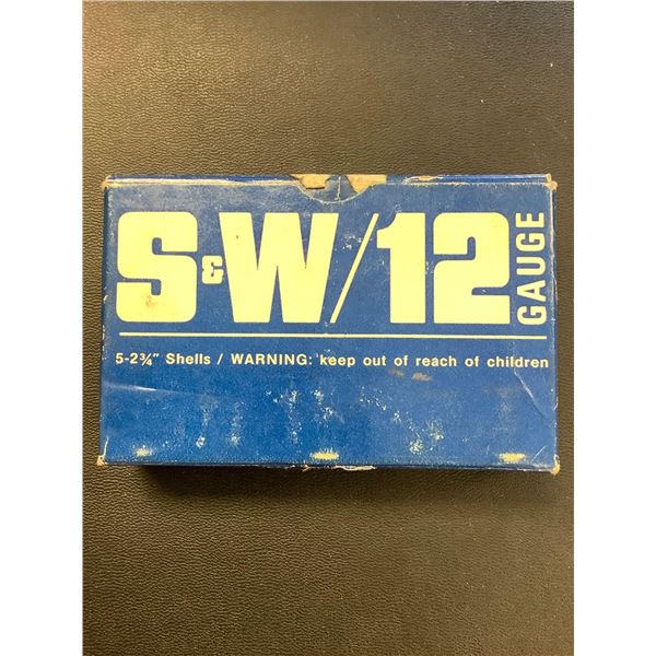Box of Smith & Wesson 12 gauge 2 3/4 slugs