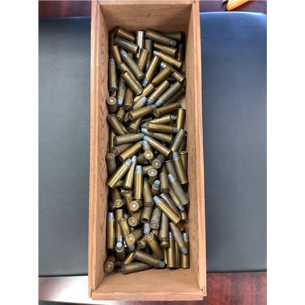 Wood Box of loose .38 Special Handgun Ammo