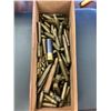 Image 1 : Wood box of assorted ammo and casings