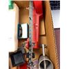 Image 3 : Box Lot of assorted reloading supplies and tools, scale, lubes, etc