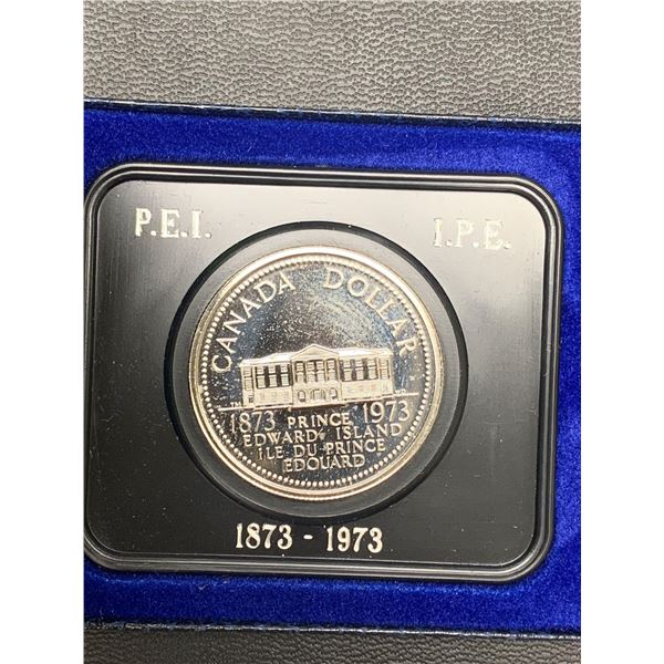 Royal Canadian Mint PEI 1873-1975 Cased Dollar Coin