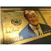Image 3 : USA one million dollar gold clad commemorative Donald trump Foil Bank Note