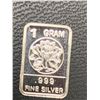 Image 1 : NEW Fine Silver 1 Gram .999 Pure Silver Wafer Bar