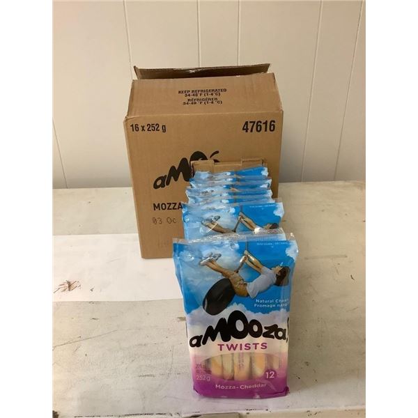 Case of Frozen Amooza Cheese Twists (16 x 252g)