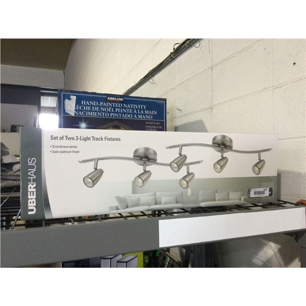 UberHaus Set of Two 3-Light Track Fixtures