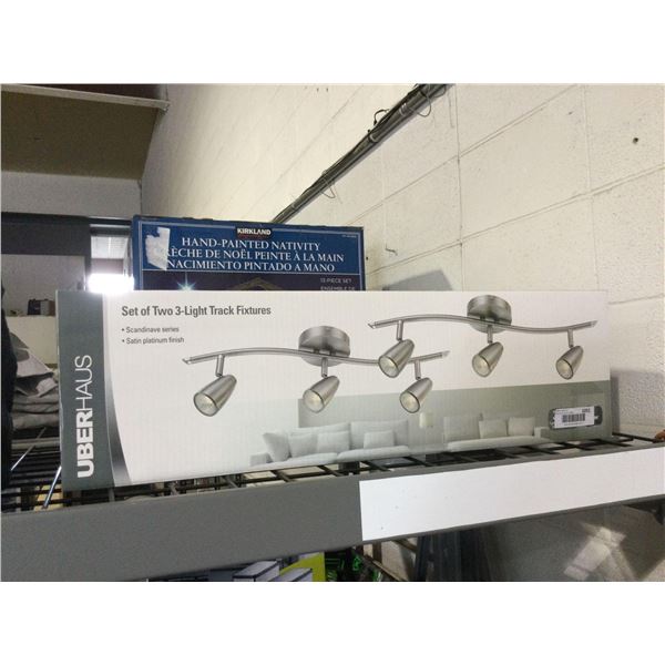 UberHaus Set of Two 3-Light Track Fixtures