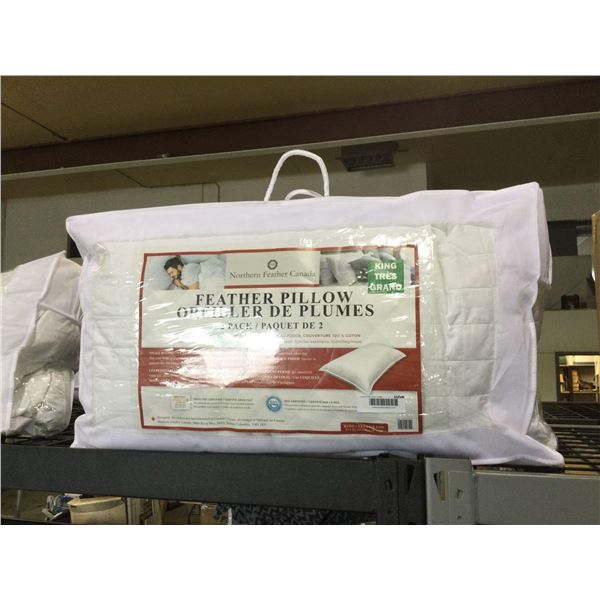 Northern Feather Canada King Size Pillow 2-Pack