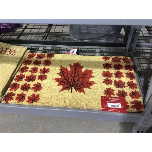 Canadiana Maple Leaf Door Mat (18in x 30in)