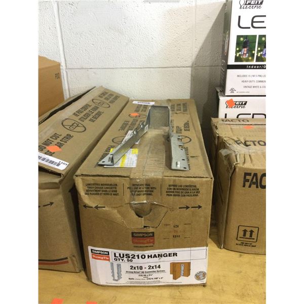 Case of 50 Simpson Strong-Tie Hangers - Model: LUS210