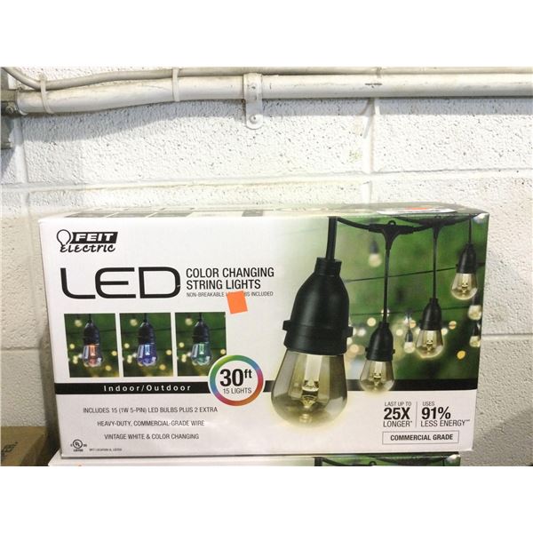 Feit Electric 30ft LED Color Changing String Lights