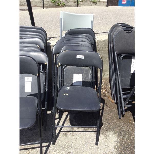 Folding Chairs Lot of 10