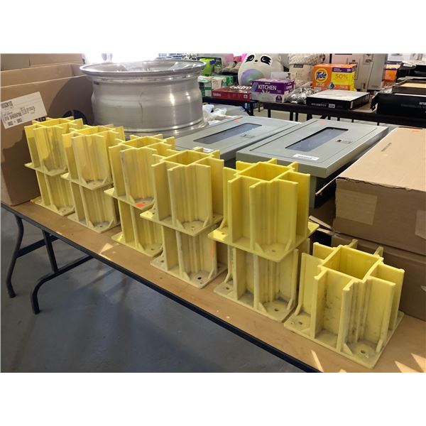 Safety Boot Temporary Guardrail Base Lot of 11