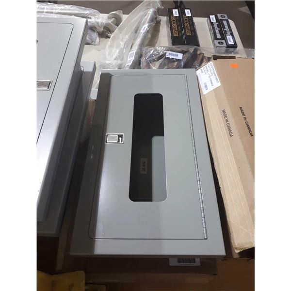 5lb Fire Extinguisher Cabinet (No Hardware/Plastic Cover) (8in W x 17in H x 5in D)