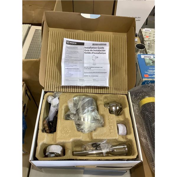 Moen Chrome Battery Powered Flush Valve 3/4in - Model: 8315