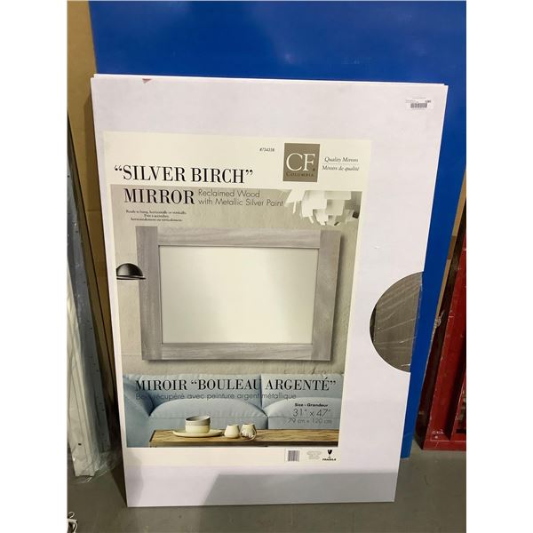Columbia Silver Birch Mirror (31in x 47in)