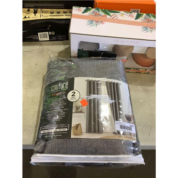 Couture Therma Plus 2 Total Blackout Grommet Panels (52in x 90in)