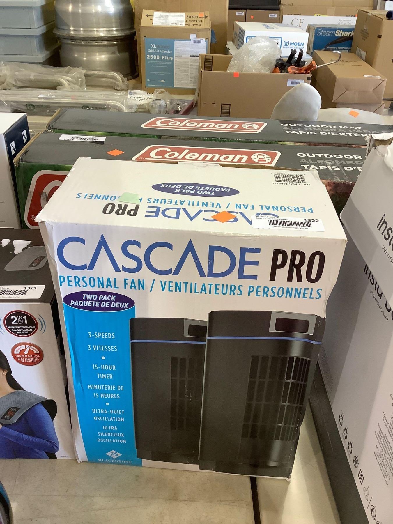 Cascade Box Fans Cascade Pro Personal Fan 2-Pack