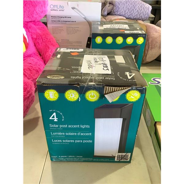 Naturally Solar Solar Post Accent Lights (3.2in x 8in)