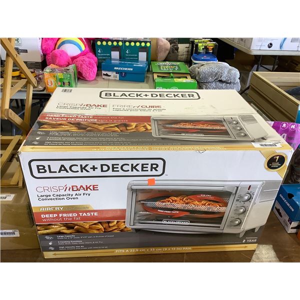 Black and Decker Crisp n Bake Large Capacity Air Fry Convection Oven