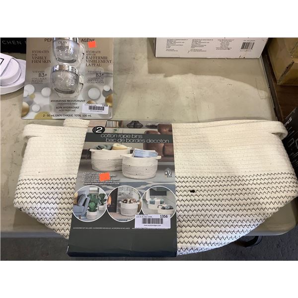 Cotton Rope Bins 2-Pack