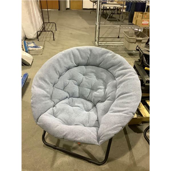Folding Moon Chair - Grey