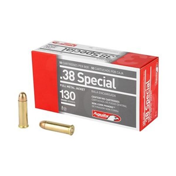 AGUILA 38SPL 130GR FMJ - 50 Rds