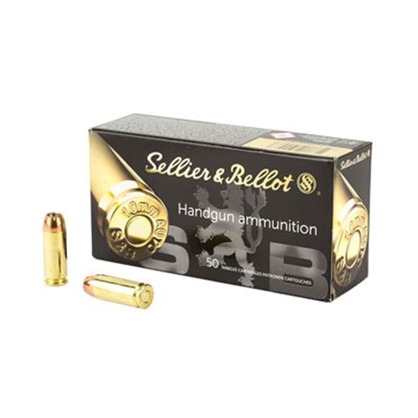 S& B 10MM 180GR JHP - 50 Rds