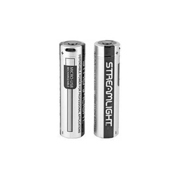 STRMLGHT 18650 BATTERY USB 2PK