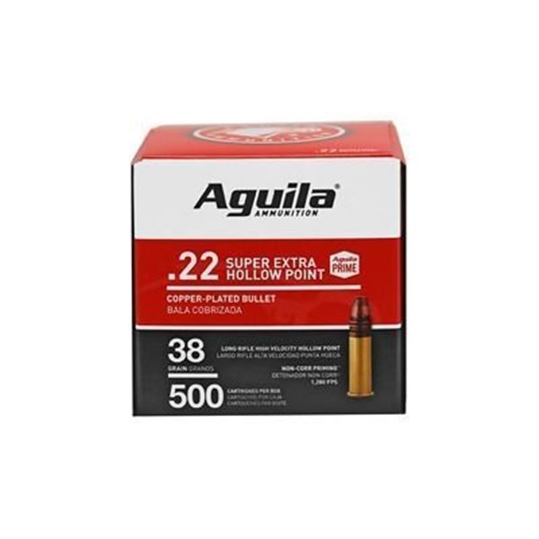 AGUILA 22LR HV HP 38 GR 500 PACK