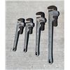 Image 1 : RIDGID ALUMINUM PIPE WRENCHES; LOT OF 4