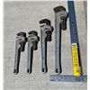 Image 2 : RIDGID ALUMINUM PIPE WRENCHES; LOT OF 4