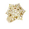 Image 3 : 1.28 ctw Diamond Ring 18K Yellow Gold - REF-138X8A