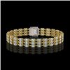 Image 3 : 26.02 ctw Sky Topaz & Diamond Bracelet 14K Yellow Gold - REF-318Y2X
