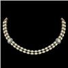 Image 1 : 30.05 ctw Opal & Diamond Necklace 14K Rose Gold - REF-527N3F