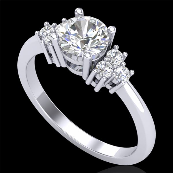 1 ctw VS/SI Diamond Solitaire Ring 18k White Gold - REF-227A3N