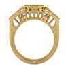 Image 3 : 0.75 ctw VS/SI Diamond Solitaire Art Deco Ring 18k Yellow Gold - REF-200Y2X