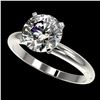 Image 1 : 2.50 ctw Certified Quality Diamond Engagment Ring 10k White Gold - REF-606F4M