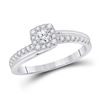 Diamond Bridal Wedding Ring Band Set 1/2 Cttw 10KT White Gold