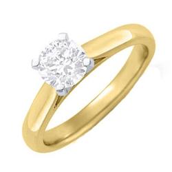 I1-H SOLITAIRE DIAMOND 1.35 CT ENGAGEMENT RING 14K GOLD