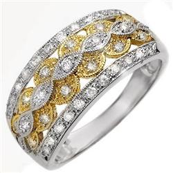 RIGHT-HAND 0.40ctw ACA CERTIFIED DIAMOND RING GOLD