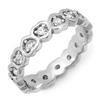 Image 1 : FAMOUS .50ct CERTIFIED DIAMOND ETERNITY BAND WHITE GOLD