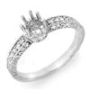 Image 1 : ANNIVERSARY 0.50ctw ACA CERTIFIED DIAMOND SEMI-RING