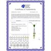 Image 2 : Genuine 7.5 ctw Peridot Necklace 14KT Rose Gold - REF-39R4P