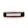 Image 2 : Princess Diamond Band Ring 1/2 Cttw 14KT Rose Gold