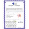 Image 2 : Genuine 0.85 ctw Amethyst Earrings 14KT Rose Gold - REF-24P3H
