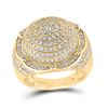 Image 1 : Round Diamond Circle Cluster Ring 2-1/2 Cttw 14KT Yellow Gold