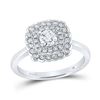 Diamond Solitaire Bridal Wedding Engagement Ring 3/4 Cttw 14KT White Gold